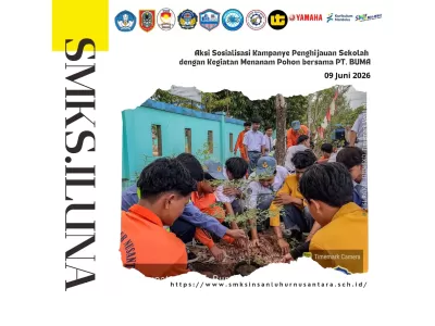 AKSI SOSIALISASI KAMPANYE PENGHIJAUAN SEKOLAH BERSAMA PT. BUMA